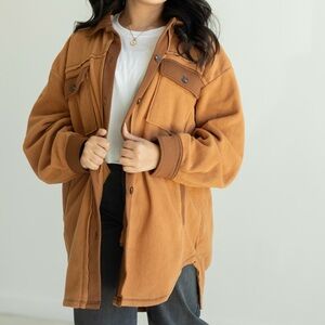 Mandy Soft Brushed Fleece Shacket
